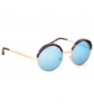 Le Specs Luxe - Jester / Brushed Gold/ Ice Blue Revo/ LSL1602095